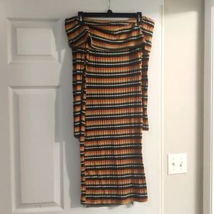 Off the shoulder dress